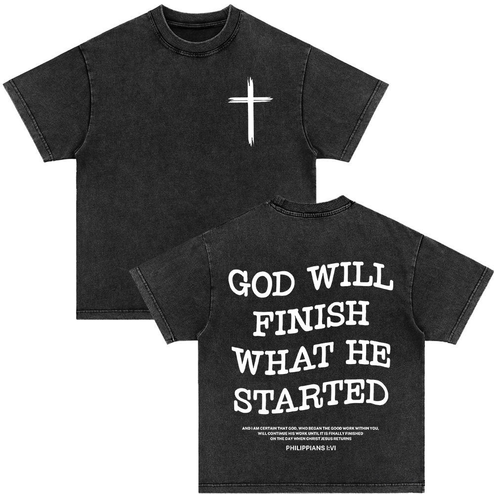 Bible Verse Retro Washed T-Shirt