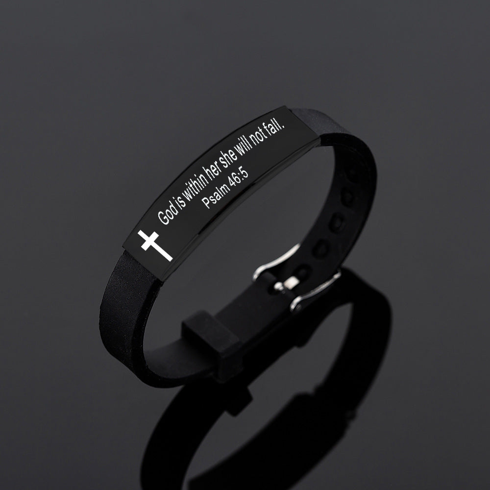 Bible Silicone Bracelet