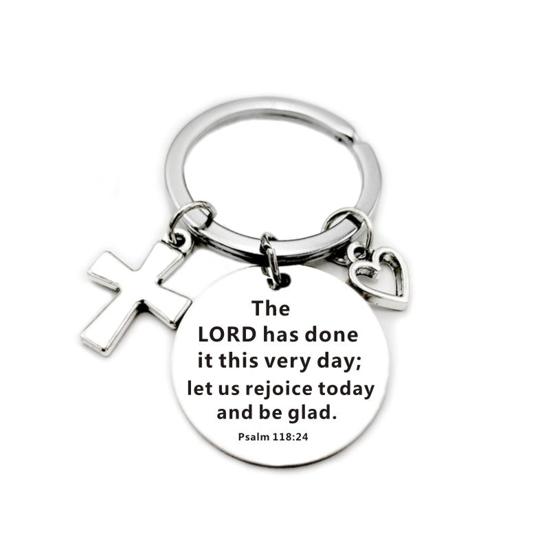Christian Bible Pendant Keychain