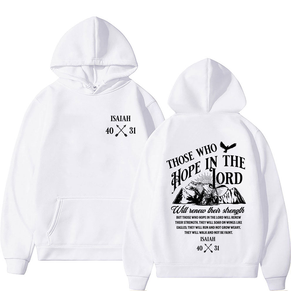Jesus Letters Art Hoodie