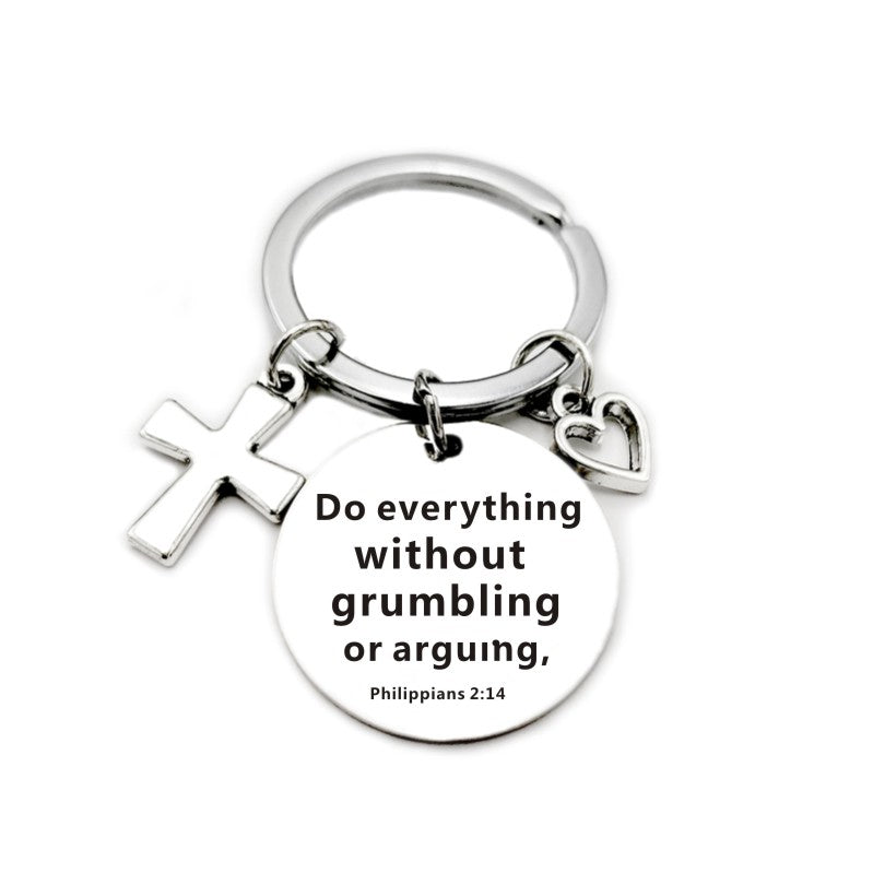 Christian Bible Pendant Keychain