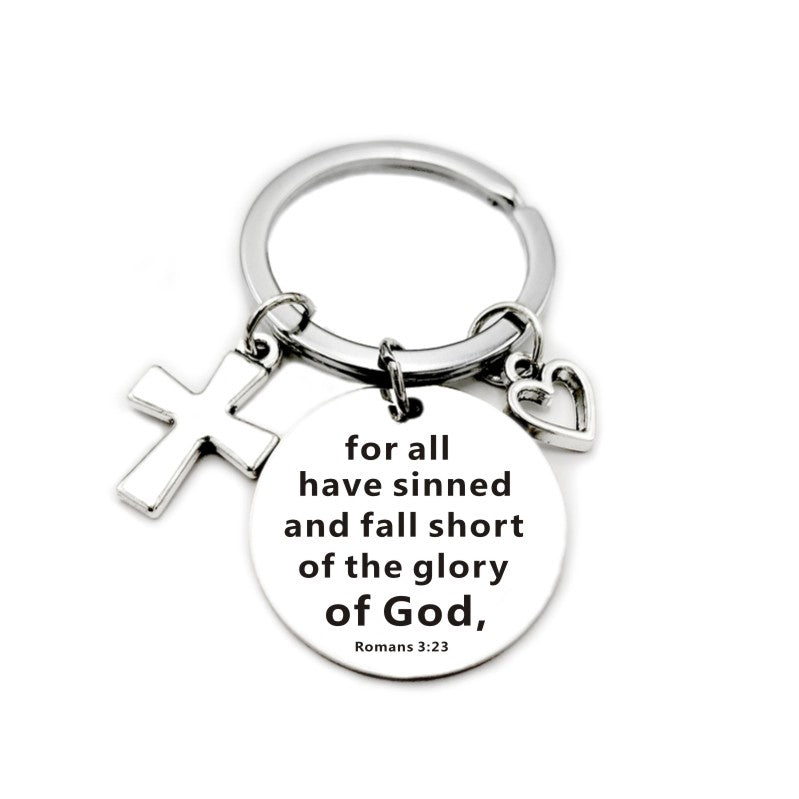 Christian Bible Pendant Keychain