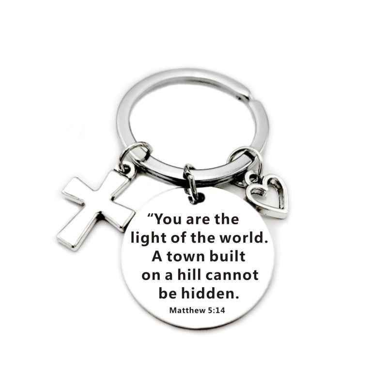 Christian Bible Pendant Keychain