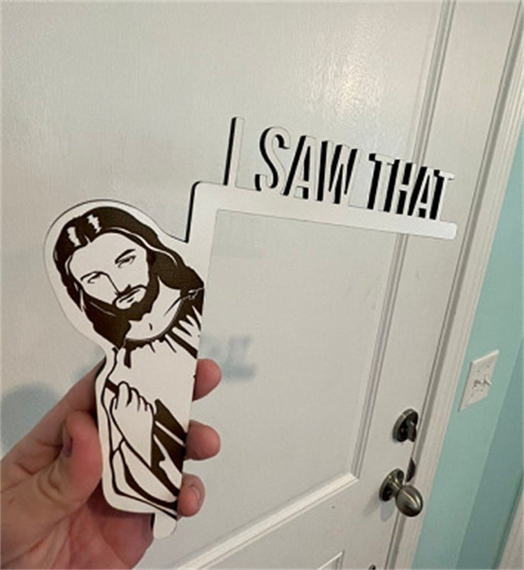 Wooden Jesus Door Frame Decoration