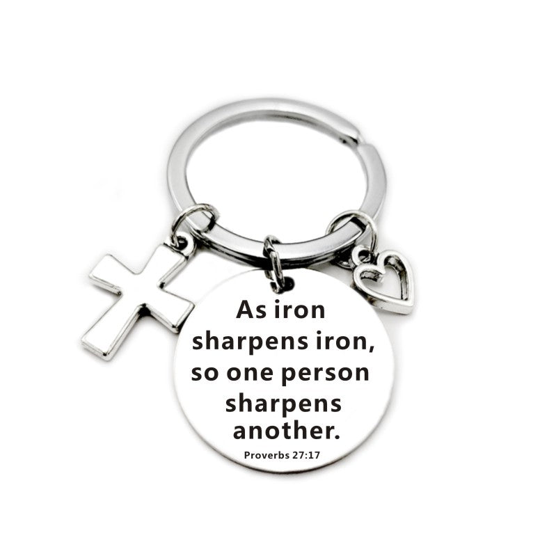 Christian Bible Pendant Keychain