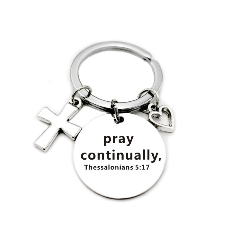 Christian Bible Pendant Keychain