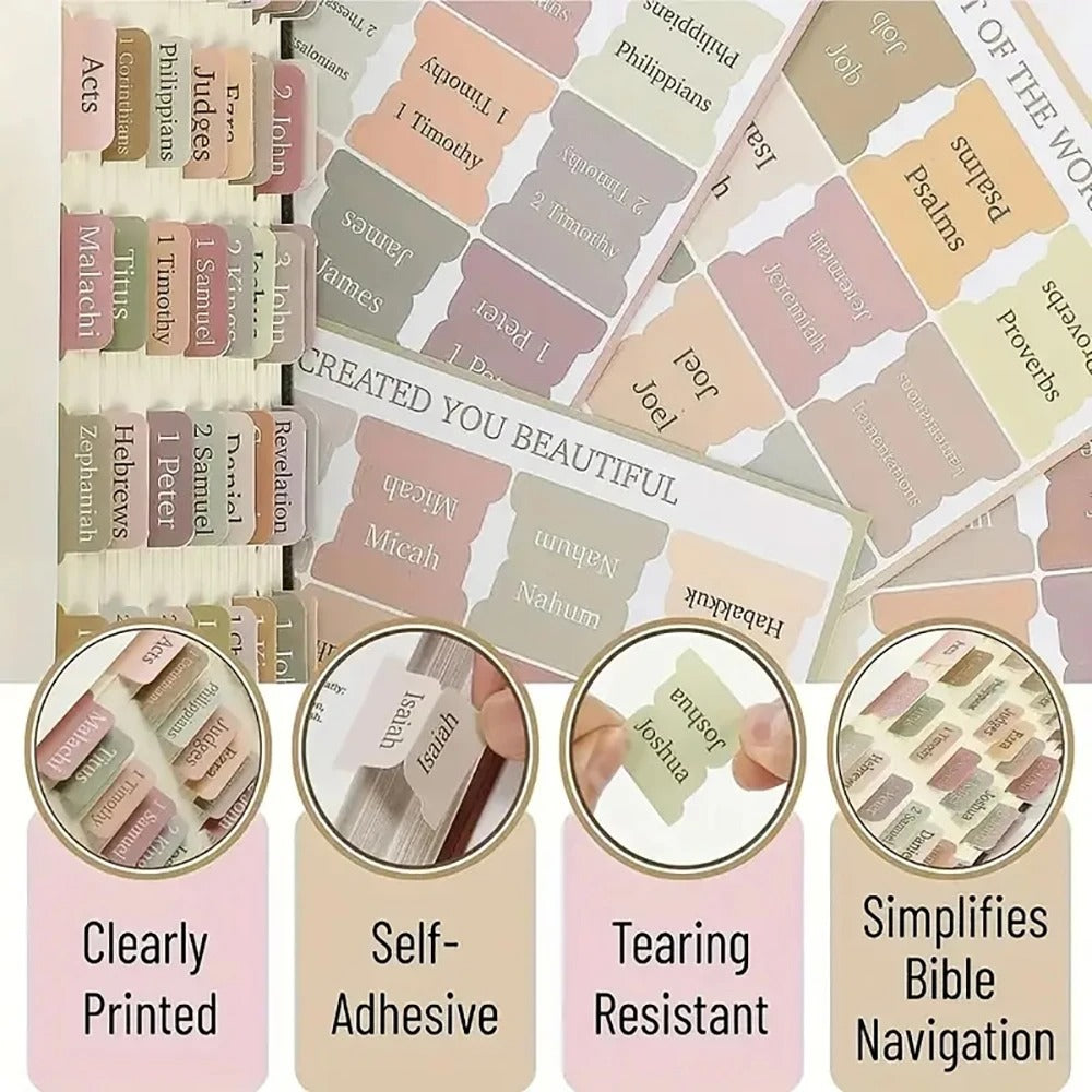 Bible Tabs – Label Stickers