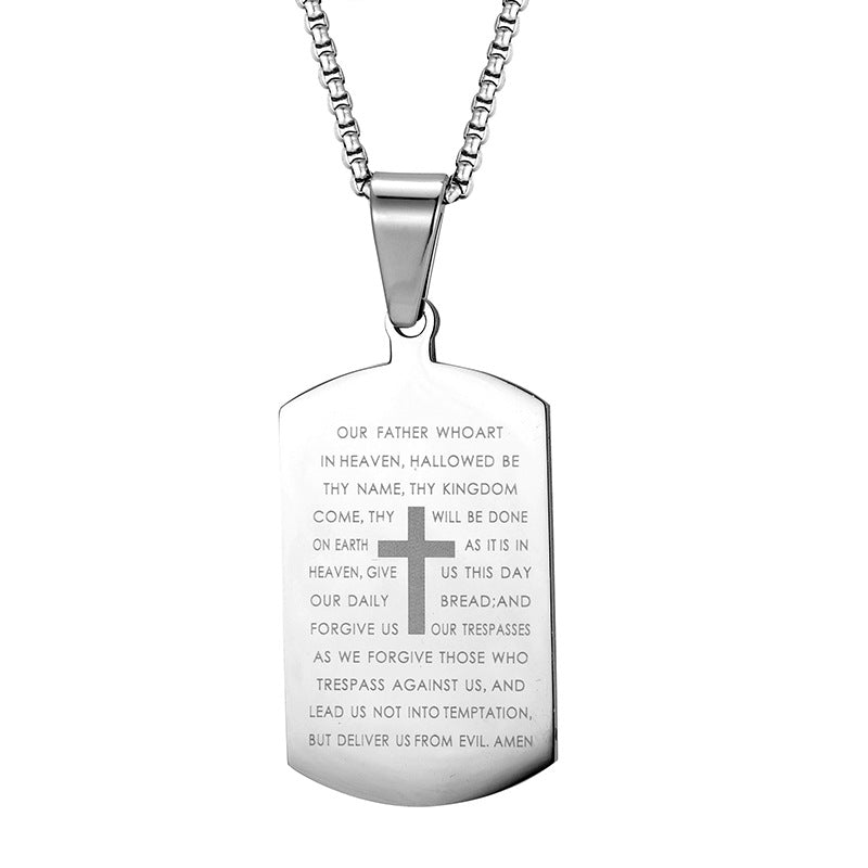 Stainless Steel Cross Necklace