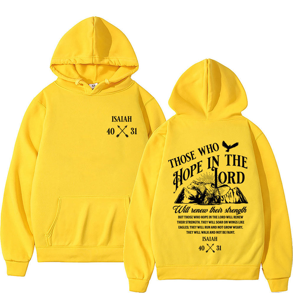 Jesus Letters Art Hoodie