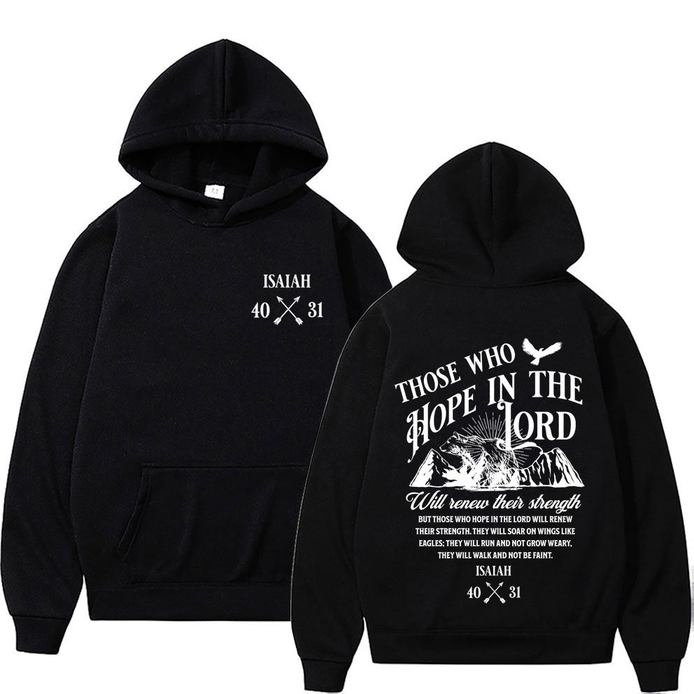 Jesus Letters Art Hoodie
