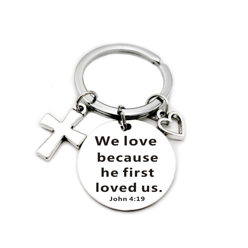 Christian Bible Pendant Keychain