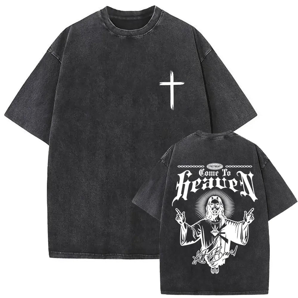 Jesus Is King Vintage Washed Tee