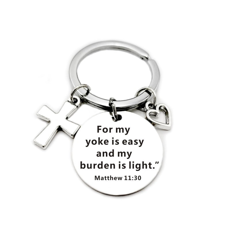 Christian Bible Pendant Keychain
