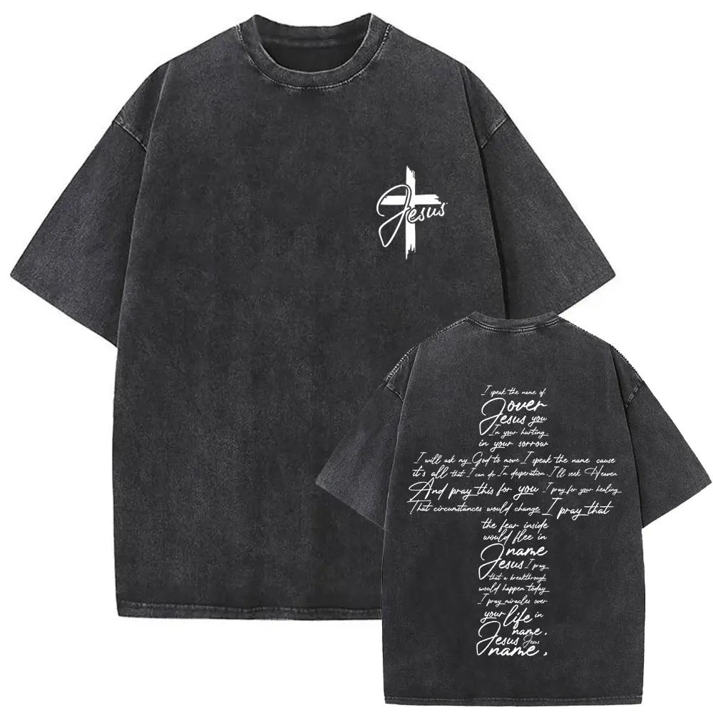 Jesus Is King Vintage Washed Tee