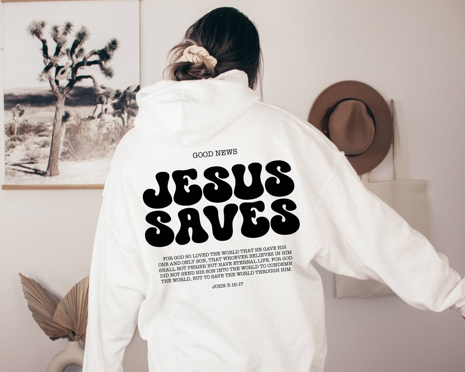 Jesus Saves Pullover Hoodie